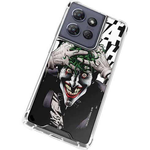 DC Comics The Joker Killing Joke Variant Cover Art by Brian Bolland Moto G Play 5G (2025) Clear Case